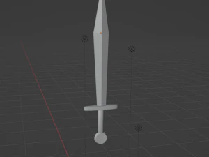 Casual sword 3D Model