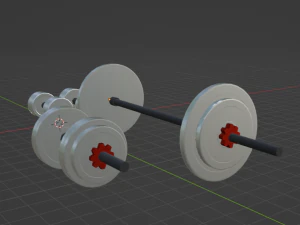 Barra de fitness Modelo 3D