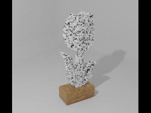 Flower and base spring 3D Model