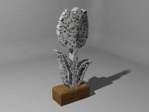 Flower and base spring 3D Model