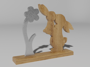 Wooden easter 3D Model