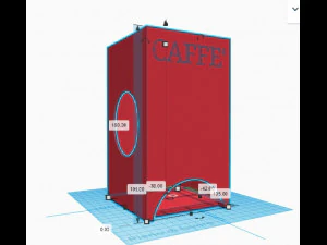 Houder voor koffiepads 3D printmodel
