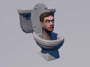 Туалет Скібіді 3D Модель