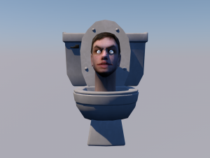Skibidi Toilet 3D 모델