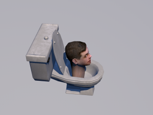Skibidi Toilet 3D 모델