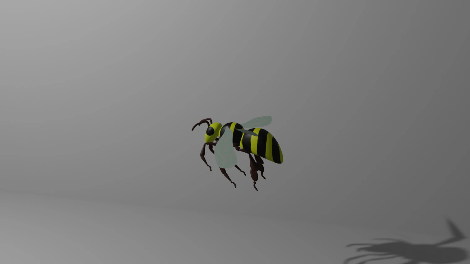 BEE 3D Model .c4d .max .obj .3ds .fbx .stl .blend 