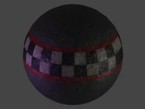 Textura da parede FNAF e estrelas do teto Modelo 3D