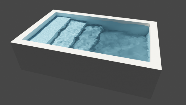 Simple pool 3D Модель .c4d .max .obj .3ds .fbx .stl .blend 