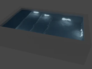 piscina sencilla Modelo 3D