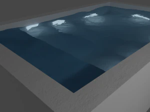 piscina sencilla Modelo 3D