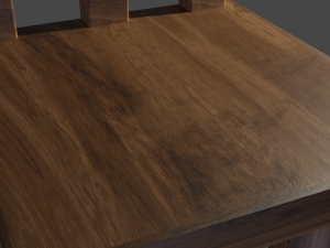 Small wooden chair 3D 模型