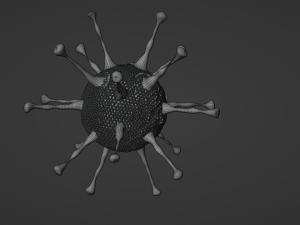 Adeno virus Modelo 3D