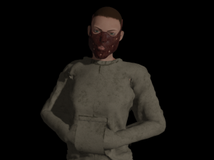 Mental Hospital Patients - Hannibal Masks 3D Модель