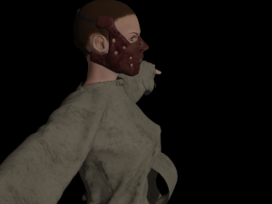 Mental Hospital Patients - Hannibal Masks 3D Модель