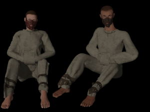 Mental Hospital Patients - Hannibal Masks 3D Модель