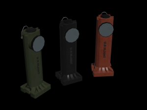 Right Angle Flashlight 3D 모델
