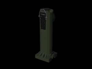Right Angle Flashlight 3D Model
