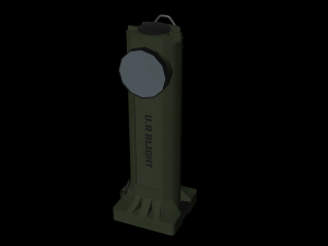 Right Angle Flashlight 3D Model