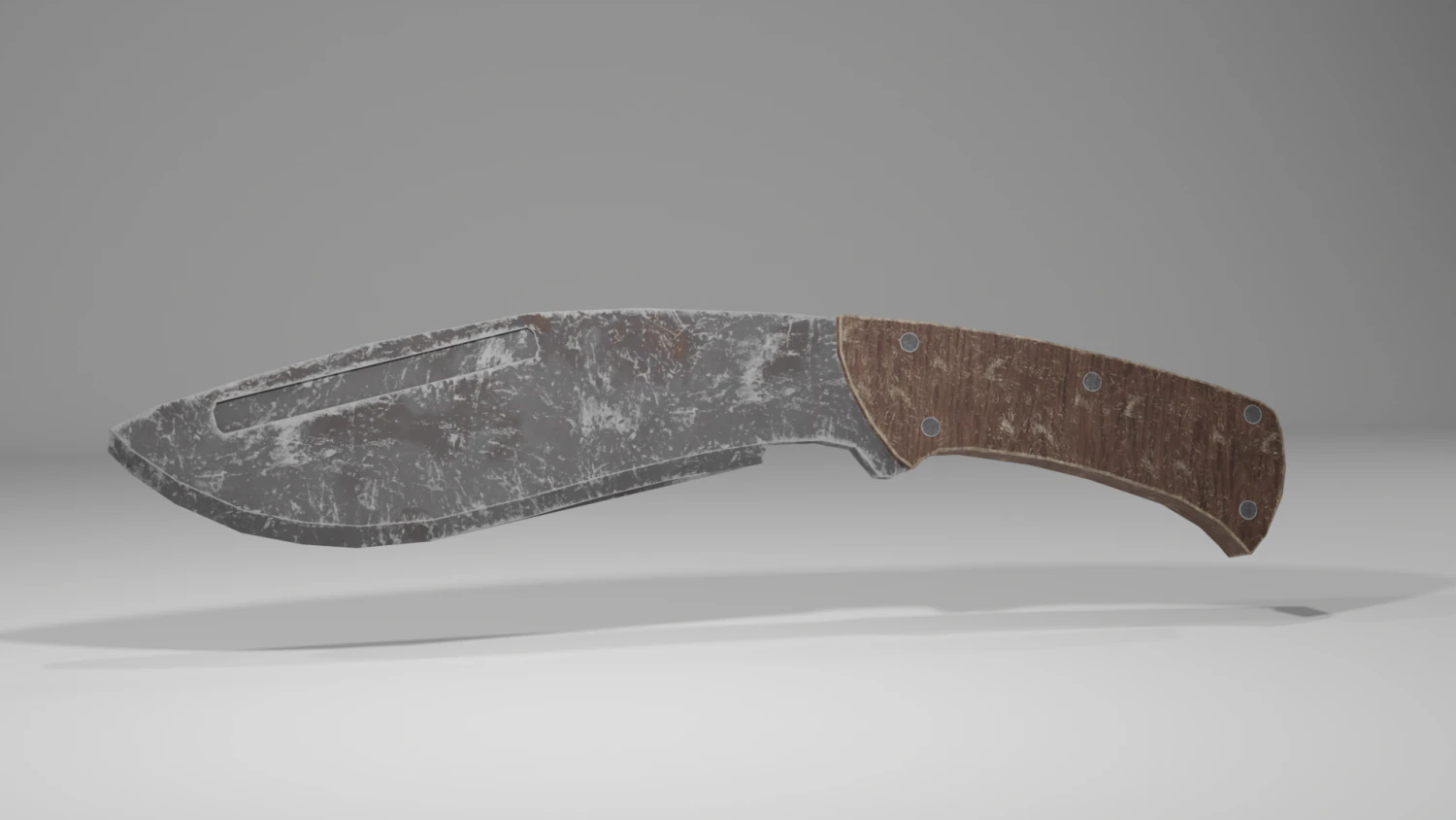 Knife Kurki 3D Model .c4d .max .obj .3ds .fbx .stl .blend 