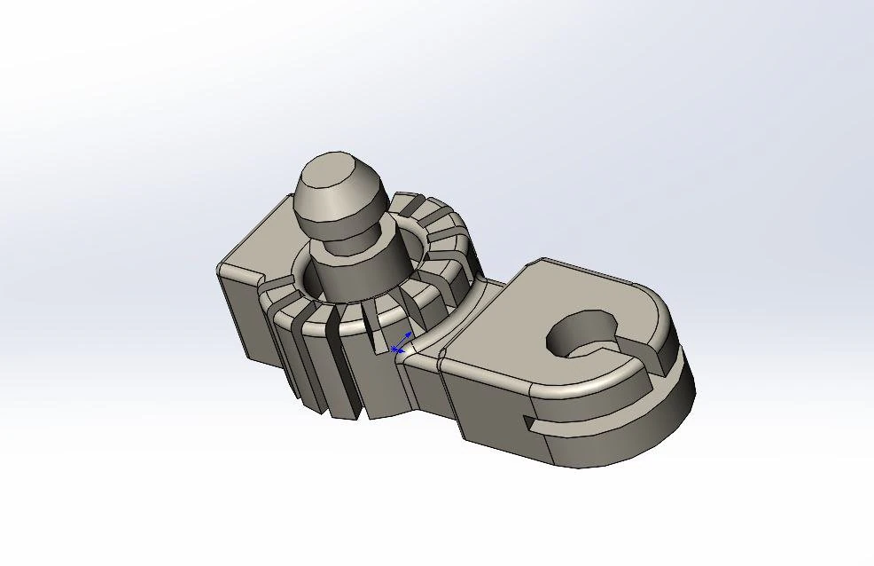 Hood release handle bracket VW Amarok-Touareg Audi A1-Q7 3D Print Model .c4d .max .obj .3ds .fbx .stl .blend