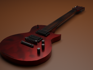 Electro Guitar 3D Model