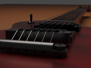 Electro Guitar 3D Model