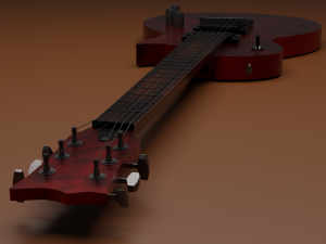 Electro Guitar 3D Model