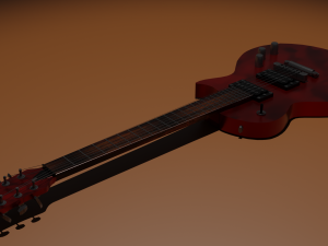Electro Guitar 3D Model