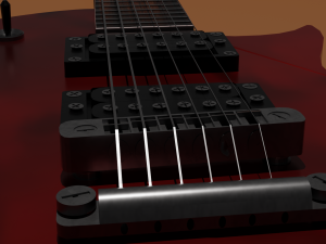 Electro Guitar 3D Model