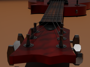 Electro Guitar 3D Model