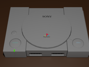 Sony PlayStation 1 3D मॉडल