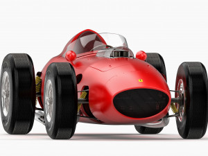 1958 Ferrari 256 F1 V12 Modelo 3D
