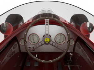 1958 Ferrari 256 F1 V12 Modelo 3D