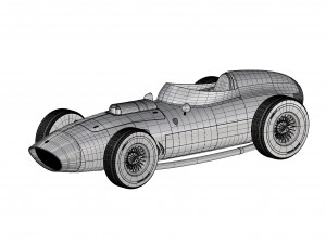 1958 Ferrari 256 F1 V12 Modelo 3D