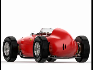 1958 Ferrari 256 F1 V12 3D Model