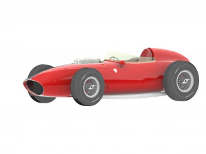 1958 Ferrari 256 F1 V12 3D Model