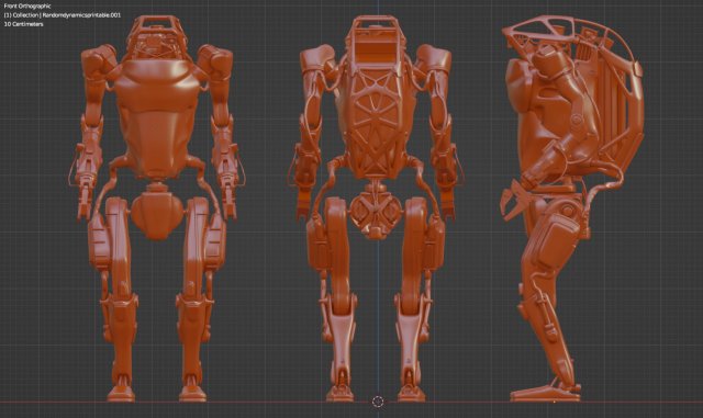 Boston dynamics 3d model online