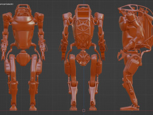 Atlas Boston Dynamics 3D Принт Модель