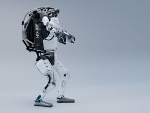 Atlas Boston Dynamics 3D Принт Модель