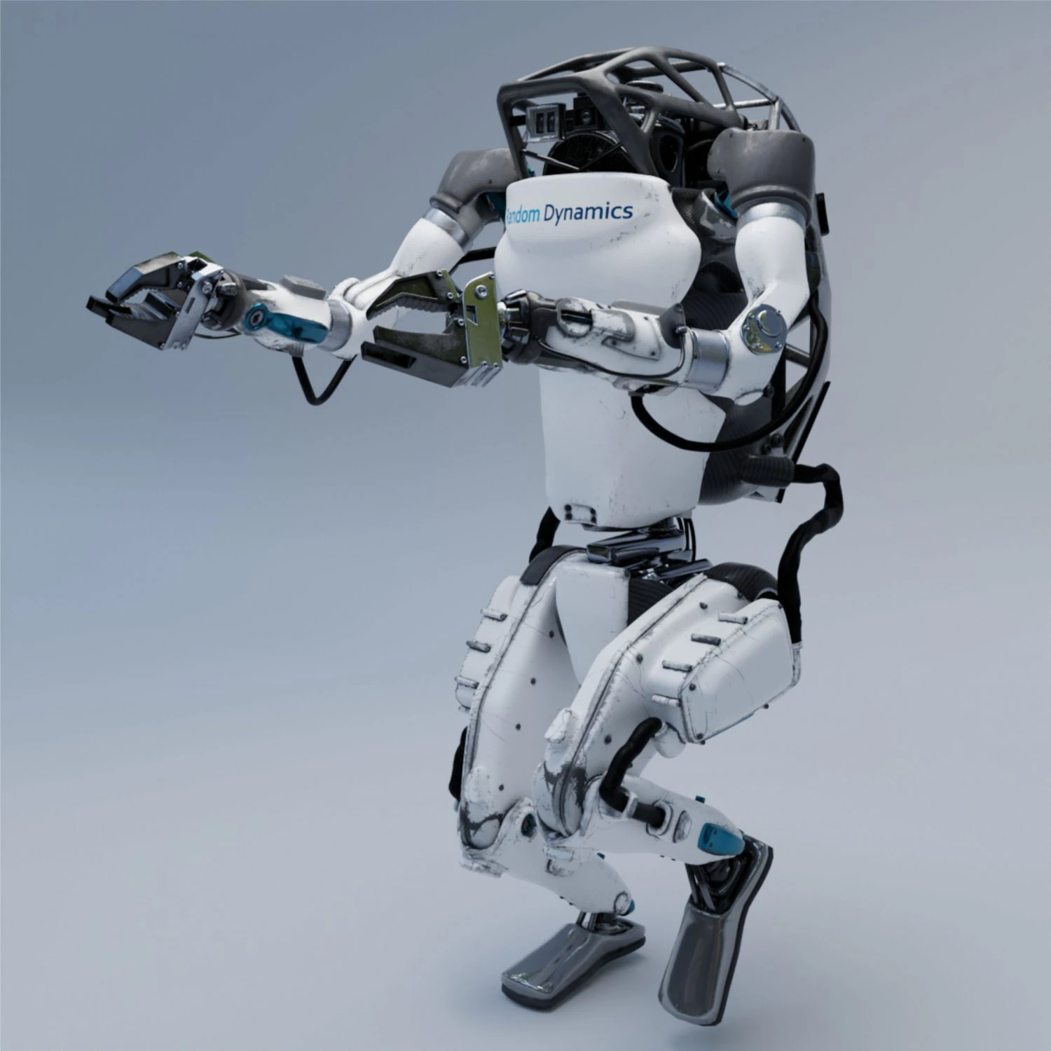 Atlas Robot Boston Dynamics 3D Model .c4d .max .obj .3ds .fbx .stl .blend 