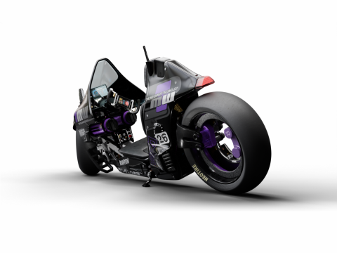 Cyberpunk motorcycle 3D Random Represent 3D Model