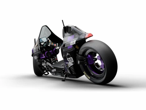 Cyberpunk motorcycle 3D Random Represent 3D Model