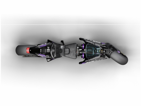 Cyberpunk motorcycle 3D Random Represent 3D Model