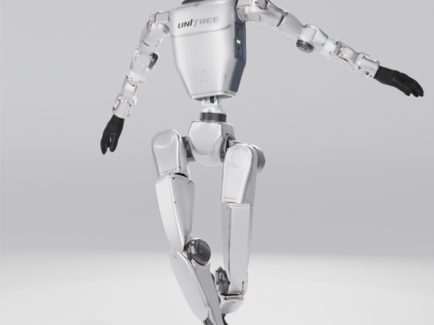 Unirandom G1 Unitree animate 3Dモデル