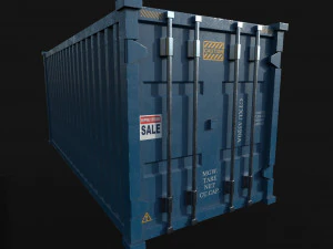 शिपिंग कंटेनर 3D मॉडल