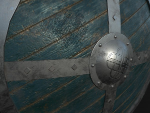 Medieval Shield 3D Модель