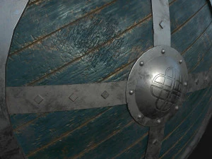 Medieval Shield 3D Model