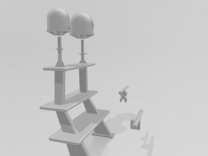 AHTS mast 3D Принт Модель