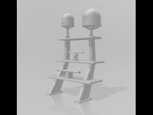 AHTS mast 3D Print Model
