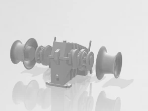 GUINCHO DE &Acirc;NCORA PARA MODELOS DE NAVIO Modelo de Impressão 3D